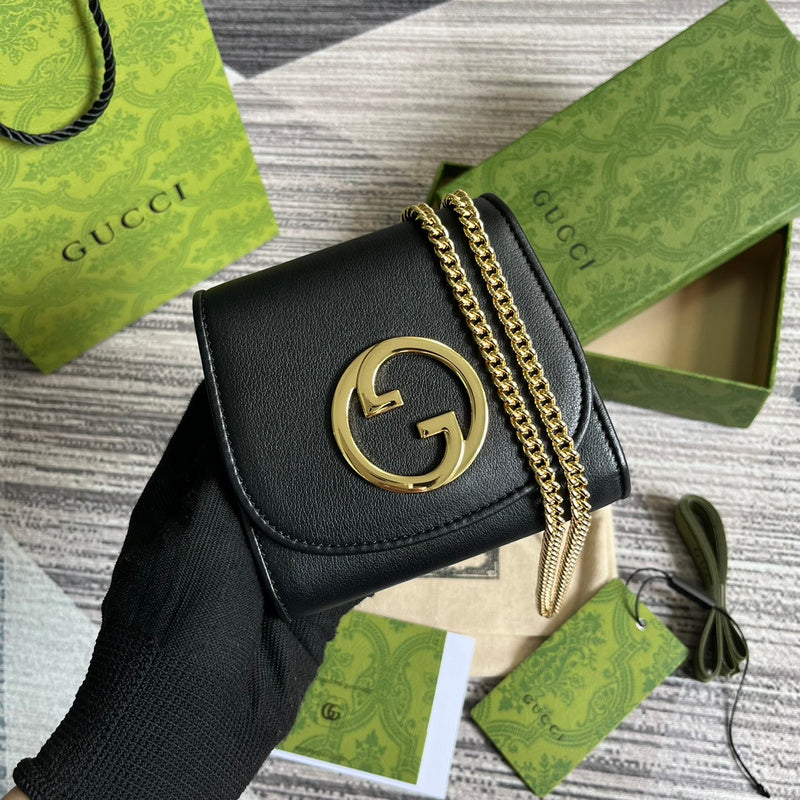 Front view of modern polished women's handbag – women's designer-style accessory