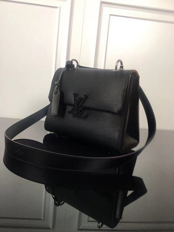 Side profile of polished elevated women's handbag – women's premium purse
