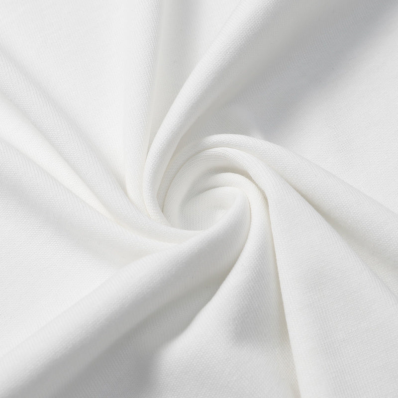 Close-up detail shot of Louis Vuitton cotton t-shirt with contemporary cut