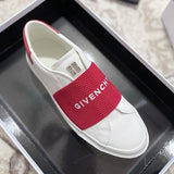 Givenchy Burgundy Pointed-Toe Flats - Heel Detail View