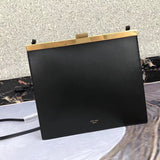 Top view of sleek chic women's handbag – women's luxury accessory