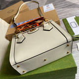 Top view of classic premium women's handbag – women's luxury accessory