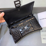 Sleek Faux Leather Handbag - Smooth Faux-Leather Exterior | Women's Everyday Carry Handbag #453 - styled full view (image 7) of designer-inspired handbag