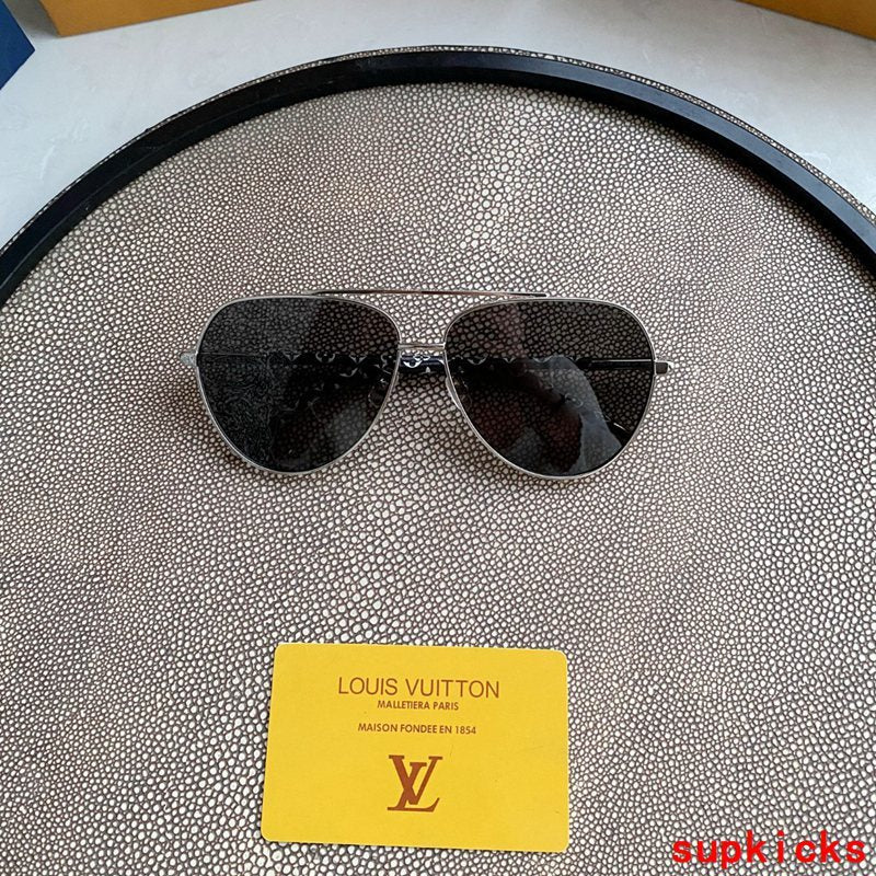 Front view of Louis Vuitton unisex sunglasses