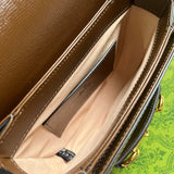 Side profile of chic sleek women's handbag – women's luxury handbag