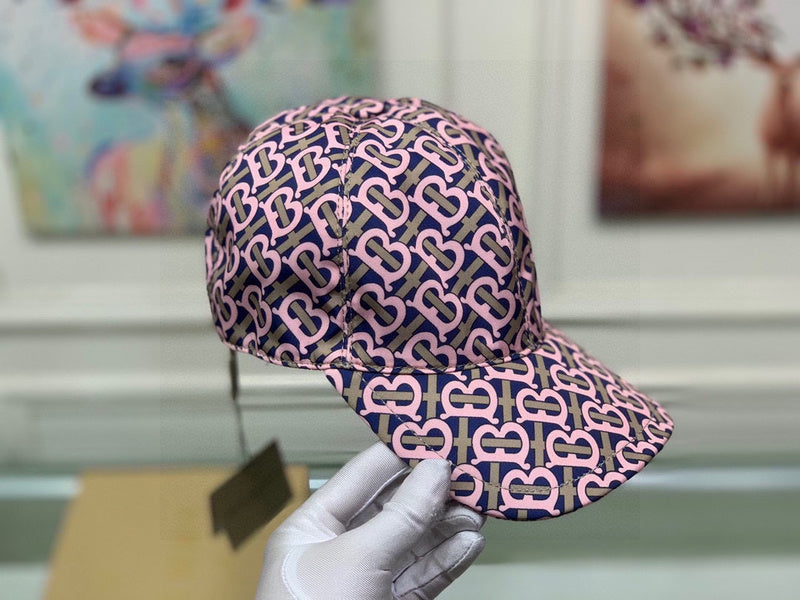 Front view of Burberry unisex cap