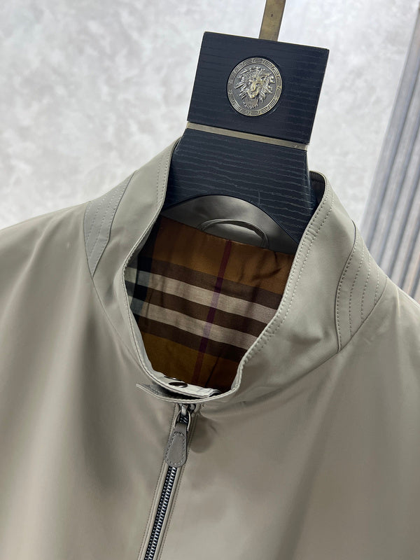 Close-up of Burberry designer clothing craftsmanship