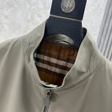 Close-up of Burberry designer clothing craftsmanship