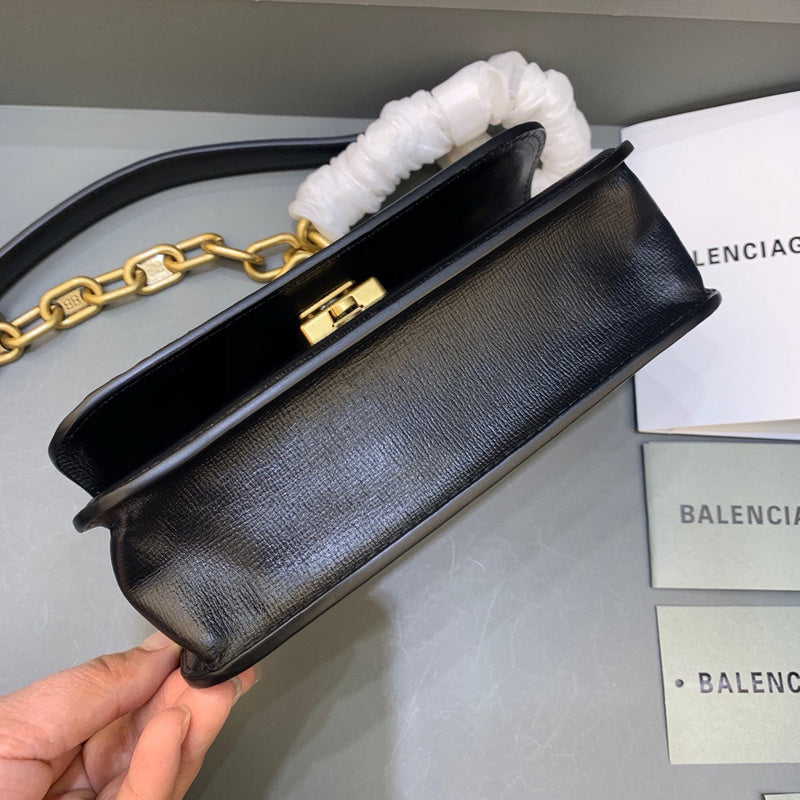 Structured Premium PU Leather Handbag - Refined Silhouette | Women's Everyday Carry Handbag #414 - hardware and detail close-up (image 5) of designer-inspired handbag