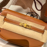 Side view of structured structured handbag