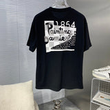 Side profile of Louis Vuitton cotton t-shirt with streetwear-inspired cut