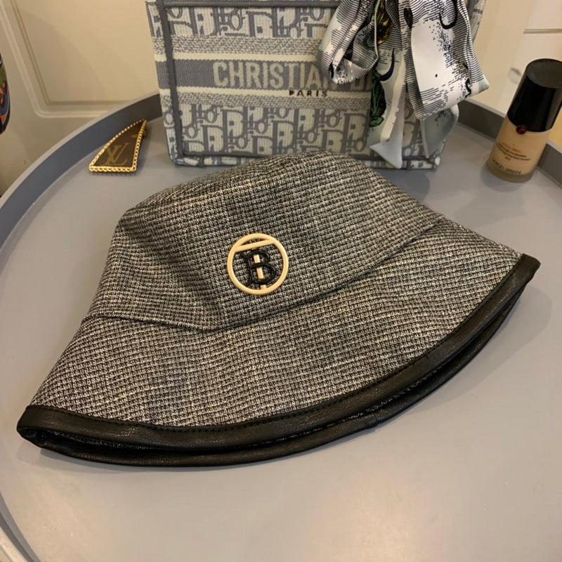 Side view of Burberry unisex cap