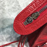 Contemporary Premium PU Leather Handbag - Polished Finish | Women's Premium Handbag #967 - interior view (image 6) of designer-inspired handbag
