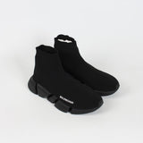 Balenciaga Red Ankle Boots - Angled View