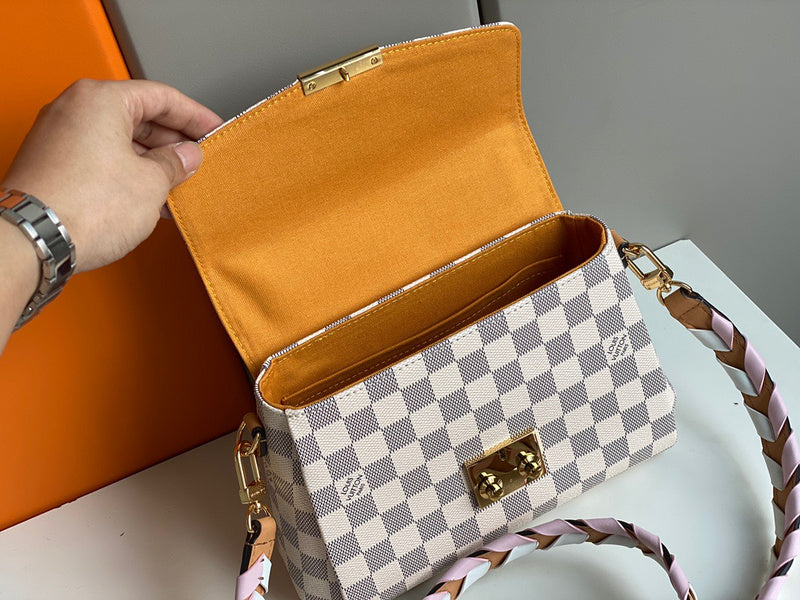 Front view of elevated structured women's handbag – women's everyday handbag
