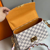 Front view of elevated structured women's handbag – women's everyday handbag