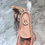 Statement Vegan Leather Handbag - Refined Silhouette | Women's Everyday Carry Handbag #700 - interior view (image 6) of designer-inspired handbag