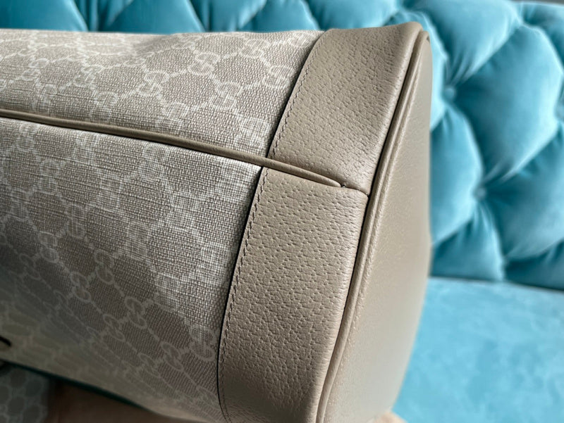 Interior view of modern signature women's handbag – women's designer-style accessory