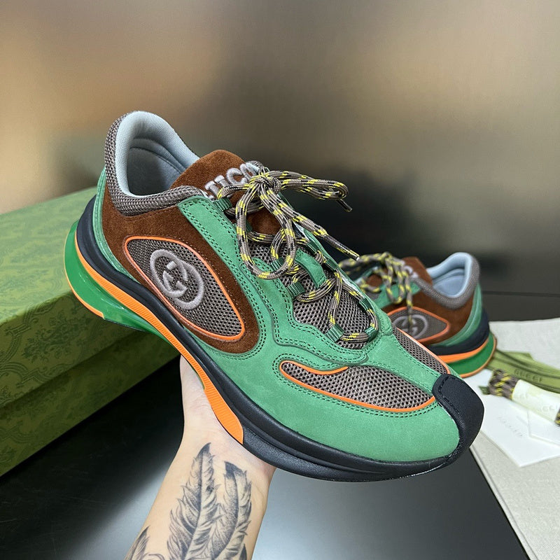 Gucci two-tone luxury sneakers view 9 streetwear statement look