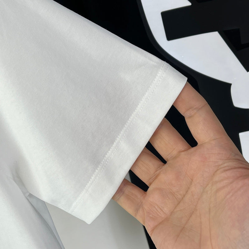 Burberry luxury t-shirt detail shot