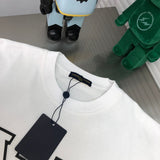 Side profile of Louis Vuitton cotton t-shirt with signature branding
