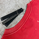 Close-up of Amiri hoodie craftsmanship