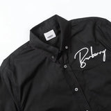 Close-up of Burberry designer clothing craftsmanship