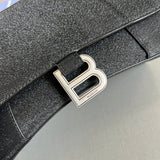 Back view of classic signature women's handbag – women's designer-style accessory