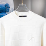 Side profile of Louis Vuitton luxury clothing with tailored silhouette