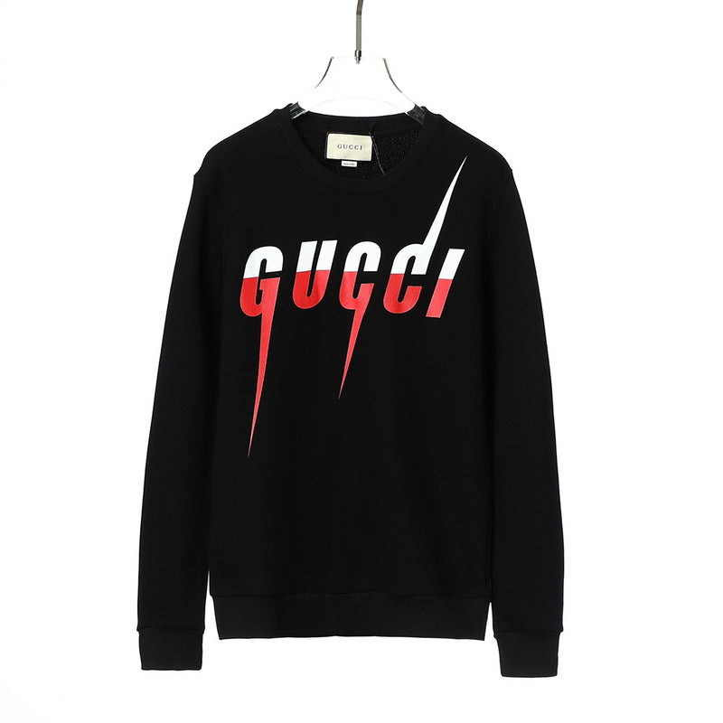 Front view of Gucci luxury clothing with tailored silhouette