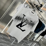 Side profile of Louis Vuitton cotton t-shirt with relaxed-fit cut