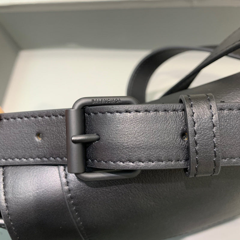 Chic Premium PU Leather Handbag - Statement Silhouette | Women's Statement Accessory #512 - styled full view (image 7) of designer-inspired handbag