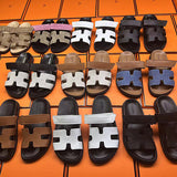 Hermes sandals Style 133 - styled lifestyle view