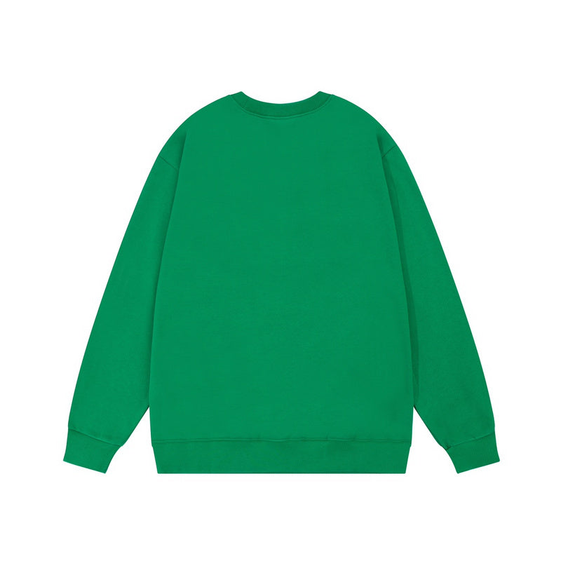 Side profile of Gucci luxury clothing with relaxed-fit cut