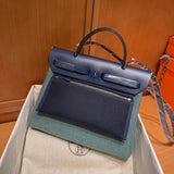 Close-up detail of statement bag design