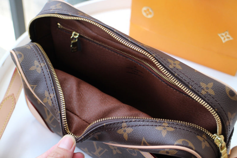 Top view of modern sleek women's handbag – women's premium purse
