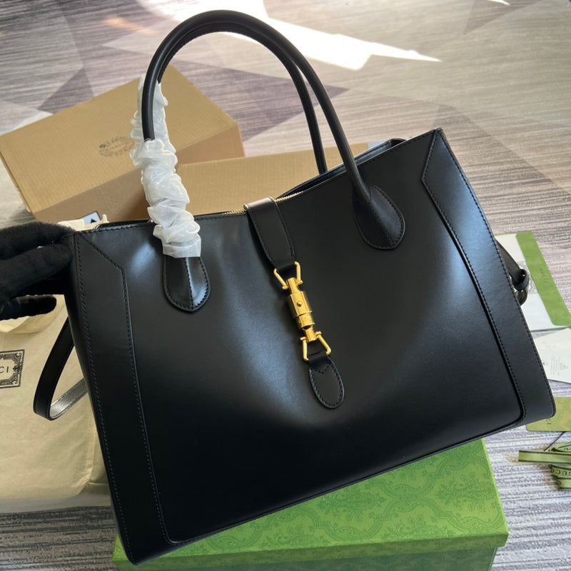 Back view of structured everyday-luxe women's handbag – women's designer-style accessory