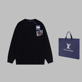 Back view of Louis Vuitton luxury clothing with everyday silhouette
