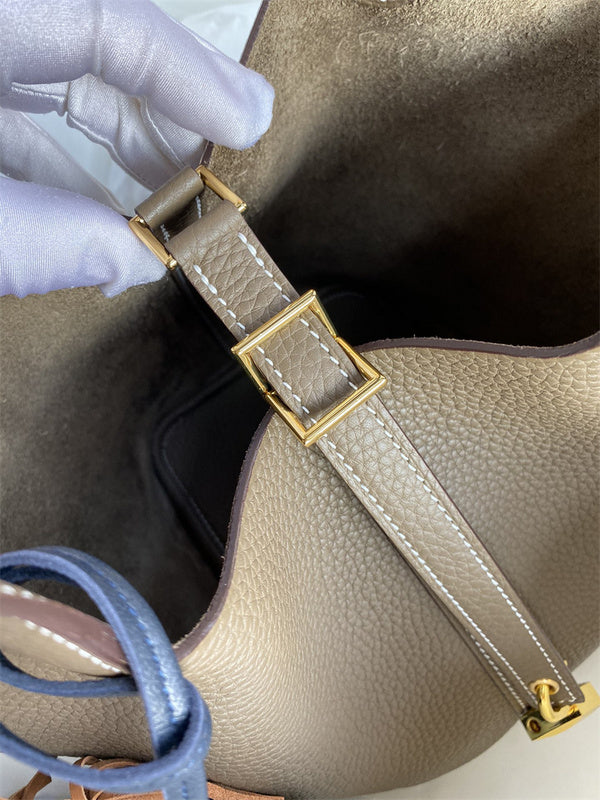 Sophisticated bag shown from front angle