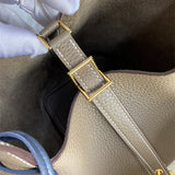 Sophisticated bag shown from front angle