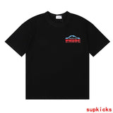 Full styled look of Rhude luxury clothing with signature branding