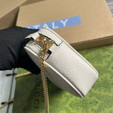 Front view of structured polished women's handbag – women's statement bag