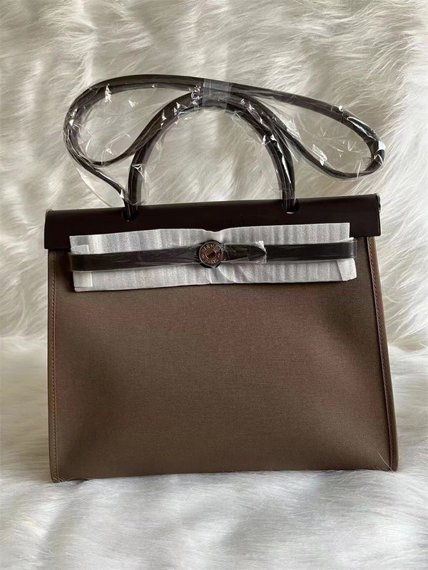 Close-up detail of classic bag design