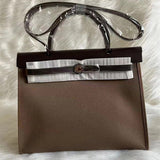 Close-up detail of classic bag design