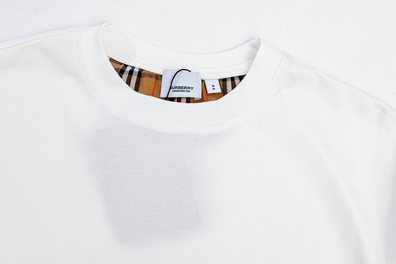 Burberry t-shirt close-up — premium authentic designer style