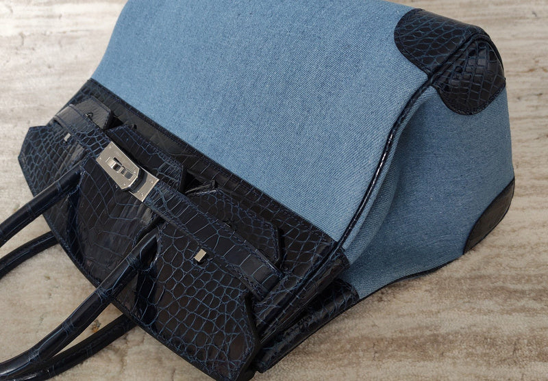Sleek bag shown from front angle
