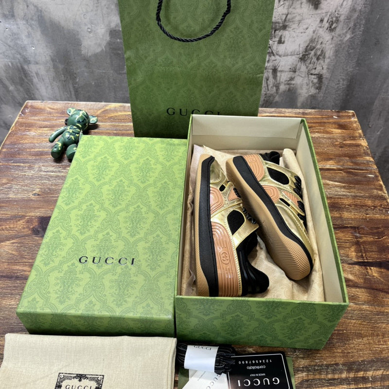 Gucci muted earth tones luxury sneakers view 9 everyday casual design