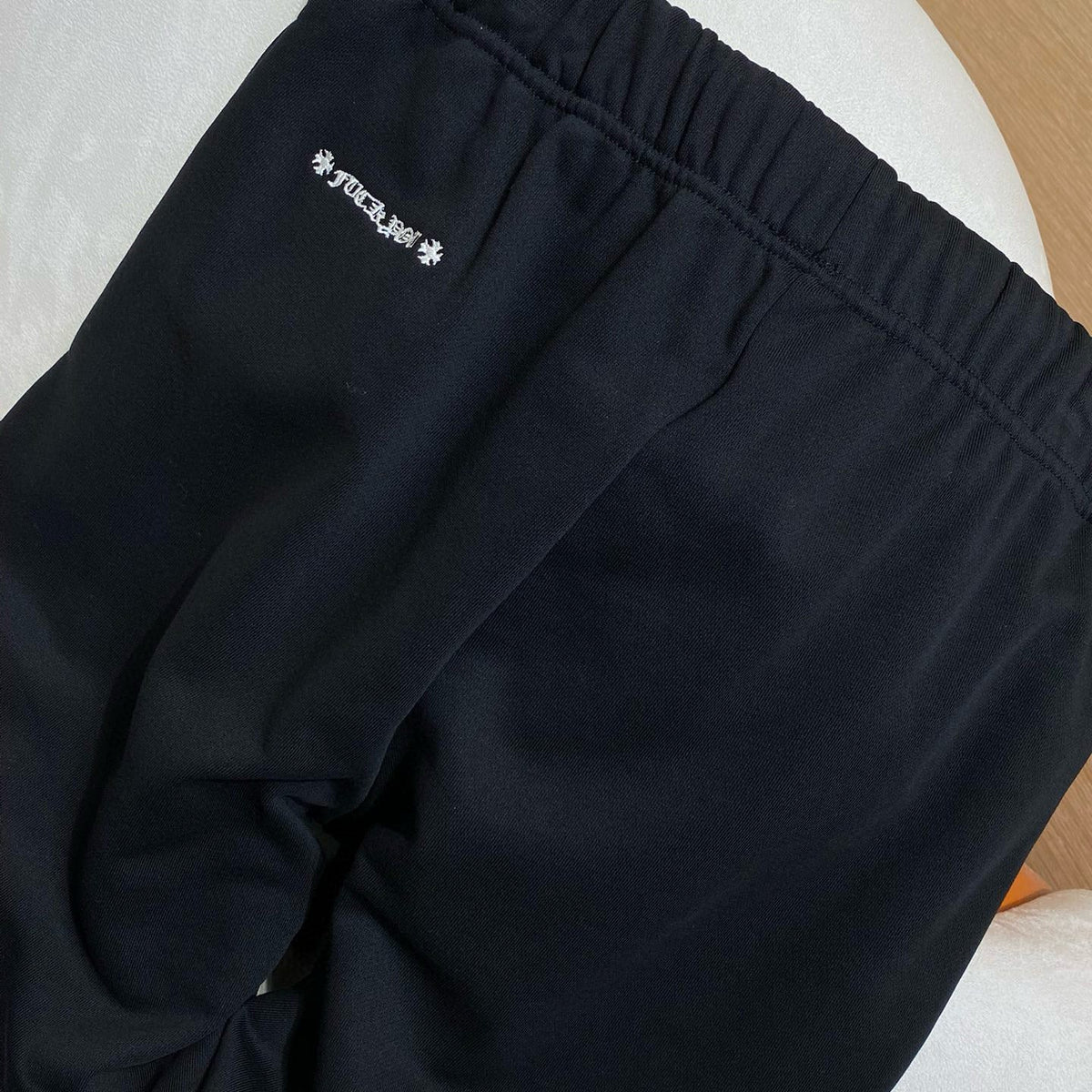 Interior view of Chrome Hearts Shorts with organised compartments