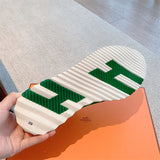 Hermès Nude Classic Ballet Flats - Back View