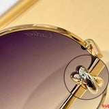 Front view of Cartier unisex sunglasses